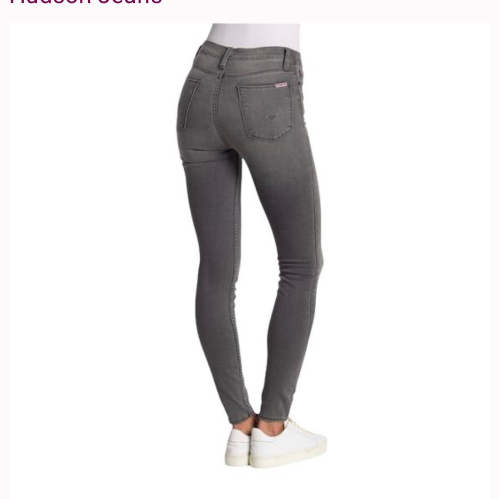 Hudson Jeans Women’s Skinny Jeans in Grey Wash